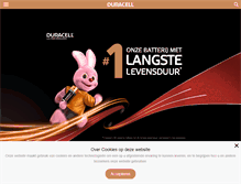 Tablet Screenshot of duracell.nl