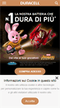 Mobile Screenshot of duracell.it