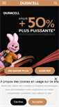 Mobile Screenshot of duracell.ch