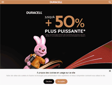 Tablet Screenshot of duracell.ch