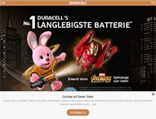 Tablet Screenshot of duracell.at